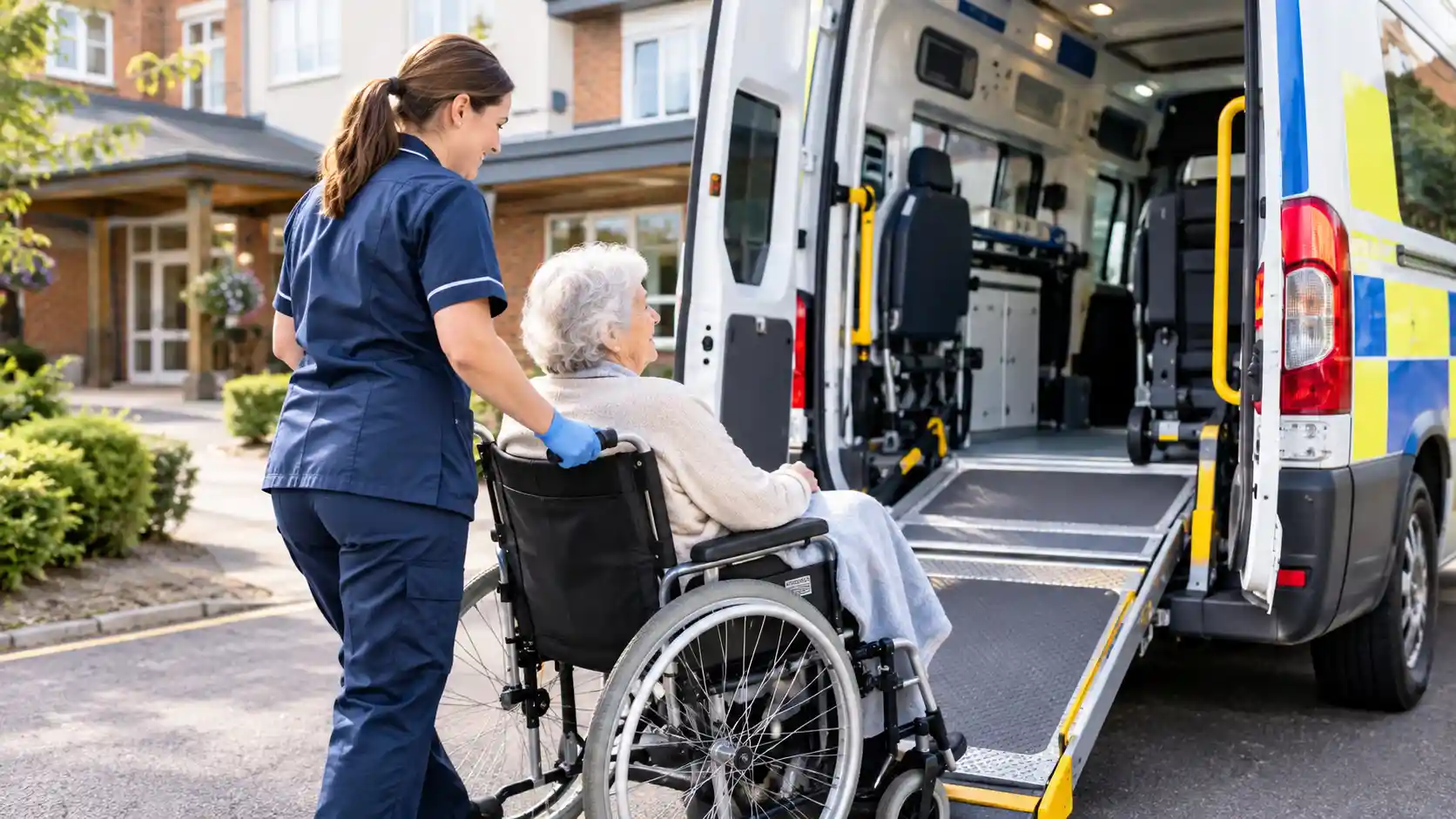 Arrange Patient Transport for Care Home